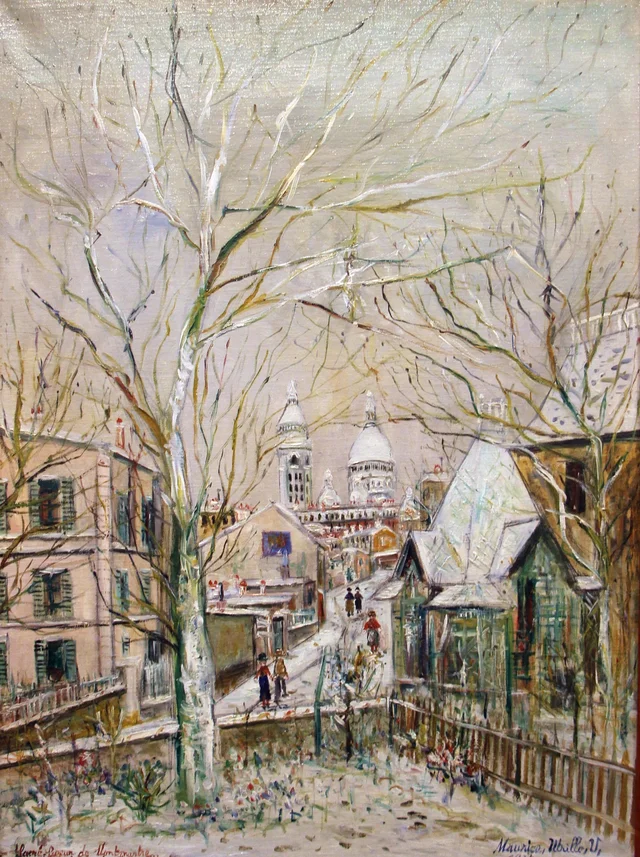 Le Sacré-Cœur de Montmartre et le château des Brouillards, Maurice Utrillo