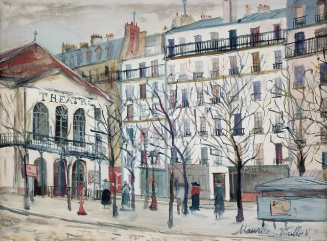 Le théâtre de l'Atelier, Maurice Utrillo