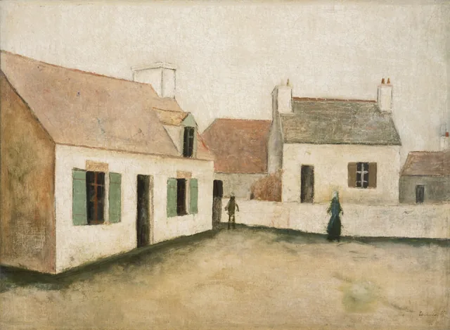Maisons à l'Île d'Ouessant, Bretagne, Maurice Utrillo