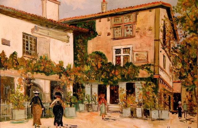 Pérouges (Ain), Maurice Utrillo
