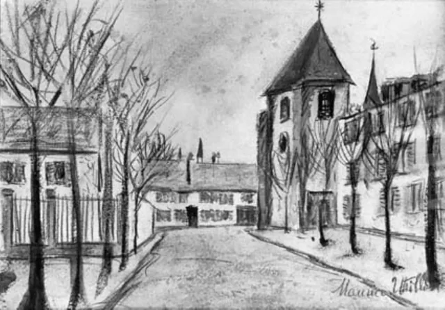 Rue à Montmagny, Maurice Utrillo