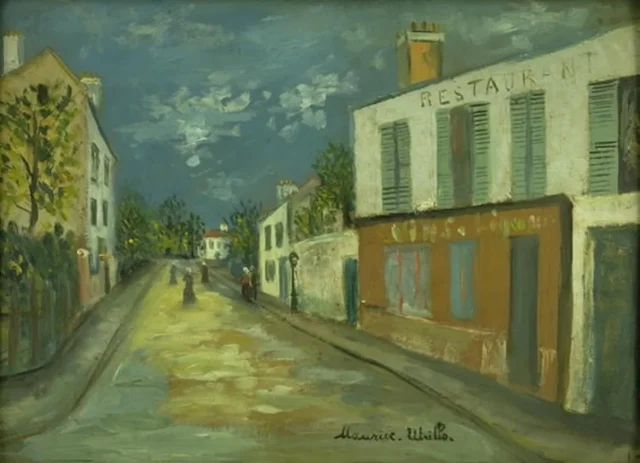 Rue à Paris, Maurice Utrillo