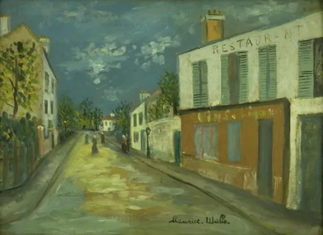 Calle en París, Maurice Utrillo