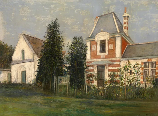 Rue à Sannois, Maurice Utrillo