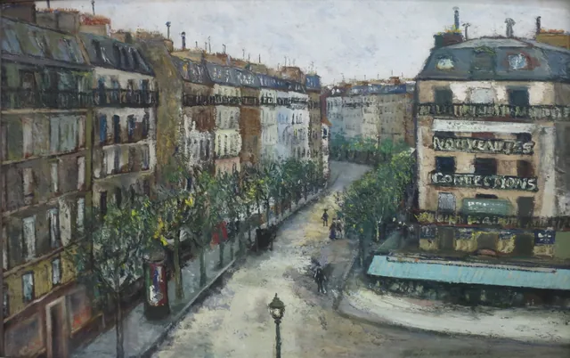 Rue Custine à Montmartre, Maurice Utrillo
