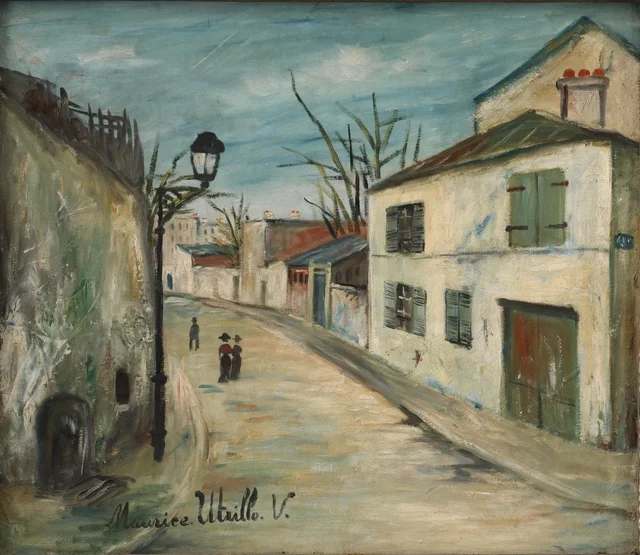 Rue de l'Abreuvoir, Montmartre, Maurice Utrillo