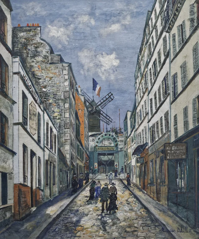 Rue Lepic, le moulin de la Galette