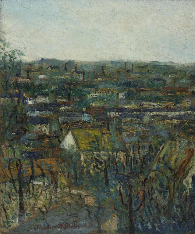 Tejados en Montmagny, Maurice Utrillo