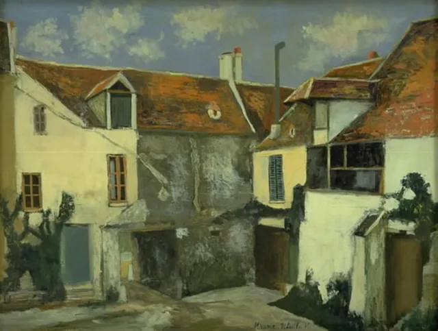 Vieilles maisons à Fourqueux, Maurice Utrillo