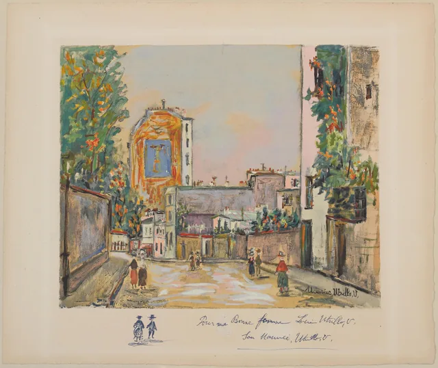 Vue de Montmartre, Maurice Utrillo