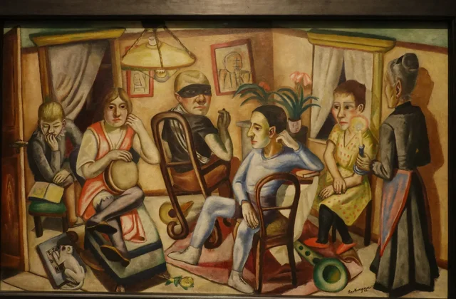 Before the Masked Ball, Max Beckmann