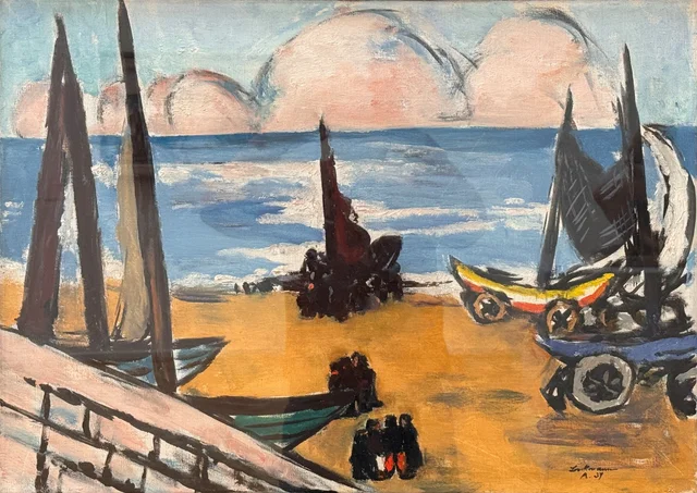 Barcas en la playa