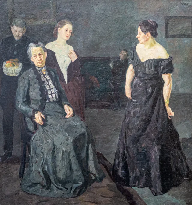 Conversation, Max Beckmann