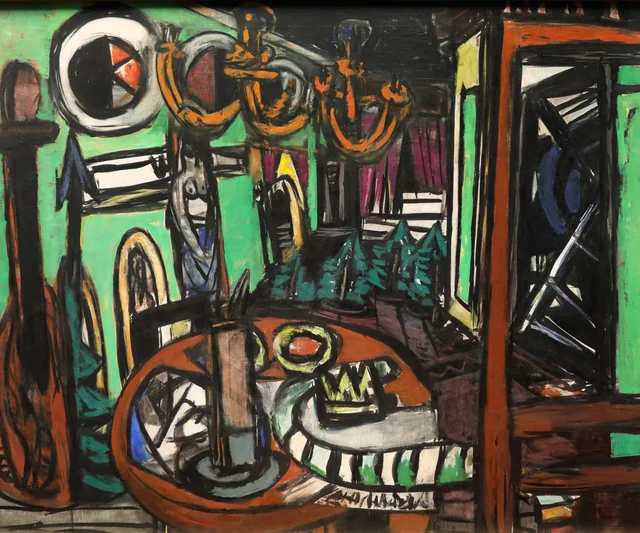 Backstage, Max Beckmann