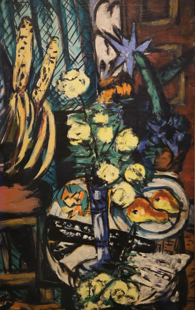 Still Life with Yellow Roses, Max Beckmann