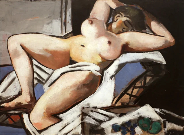 Reclining Nude, Max Beckmann