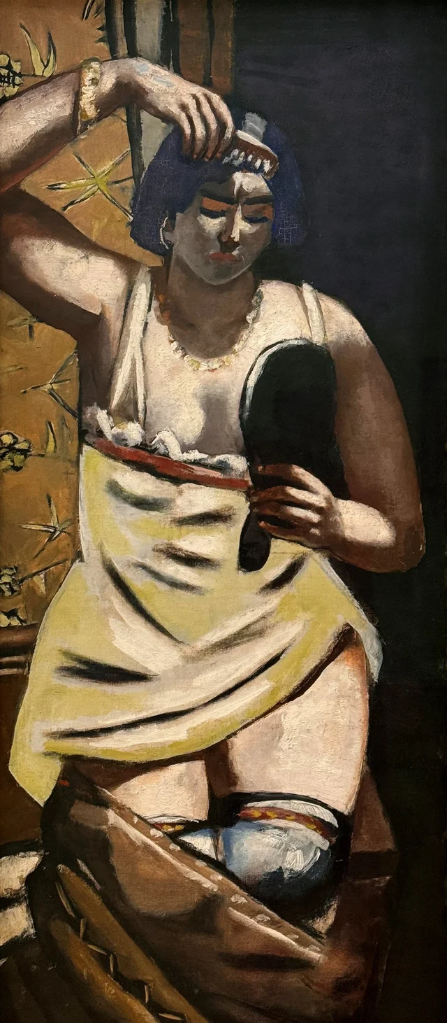 Nude with Mirror (Gypsy Woman), Max Beckmann