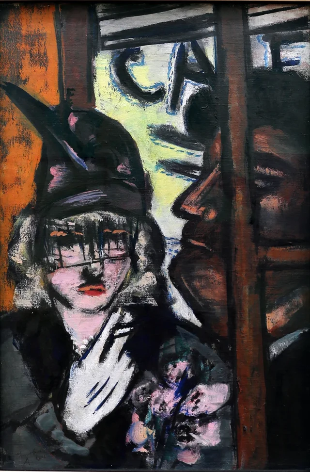 Small Cafe, Revolving Door, Max Beckmann