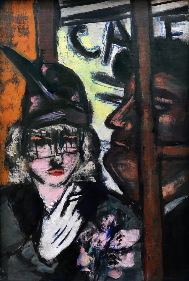 Small Cafe, Revolving Door, Max Beckmann