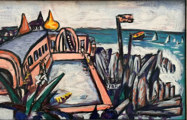 Swimming Pool, Cap Martin, Max Beckmann