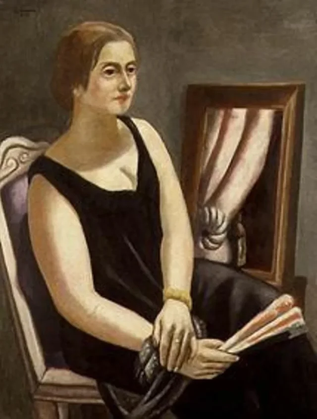 Portrait de Minna Beckmann-Tube, Max Beckmann
