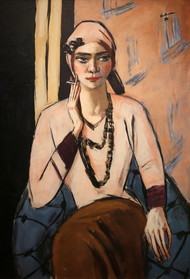 Quappi in a Pink Jumper, Max Beckmann