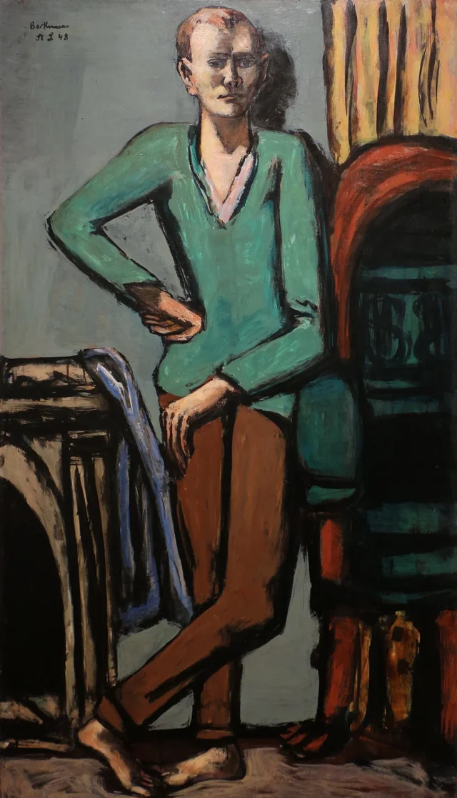 Wally Barker (Portrait of Walter Barker), Max Beckmann