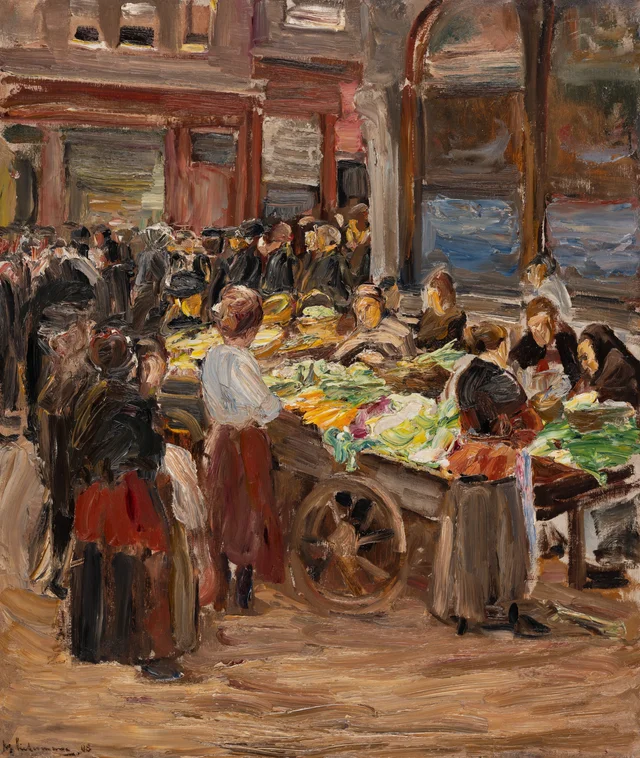 Jewish Street in Amsterdam, Max Liebermann