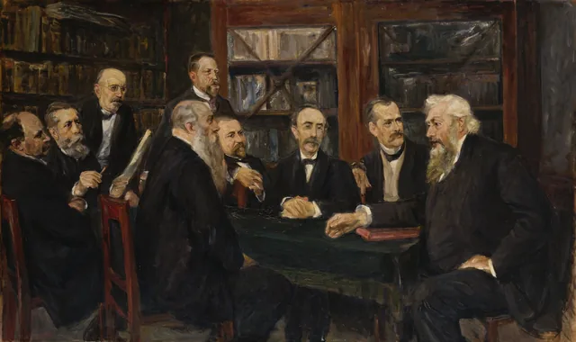 O Colégio de professores de Hamburgo, Max Liebermann