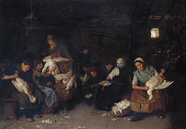 Women Plucking Geese, Max Liebermann