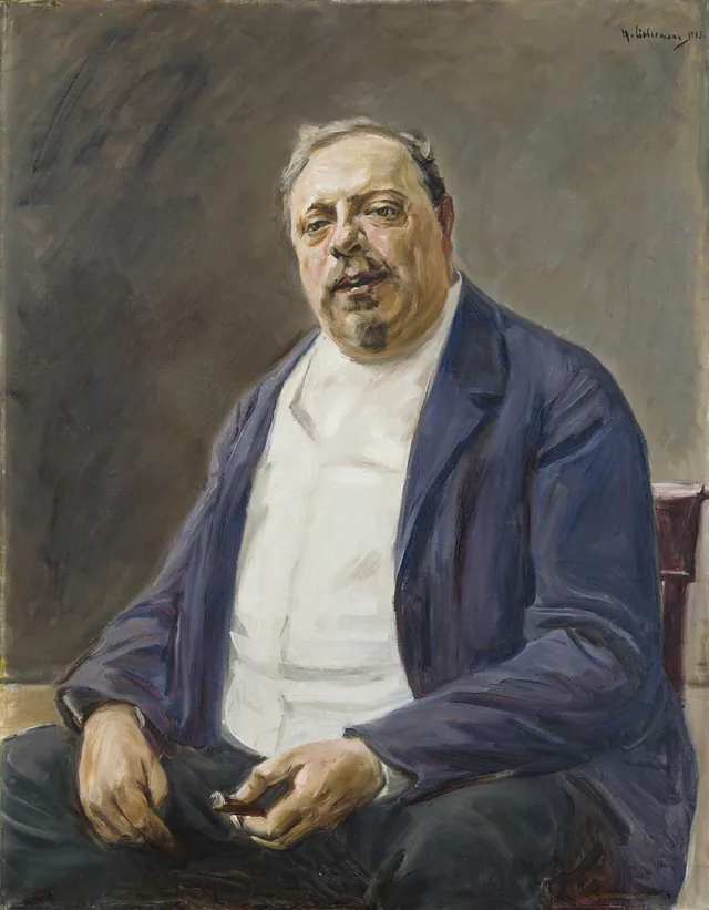 Retrato do barão Alfred von Berger, Max Liebermann