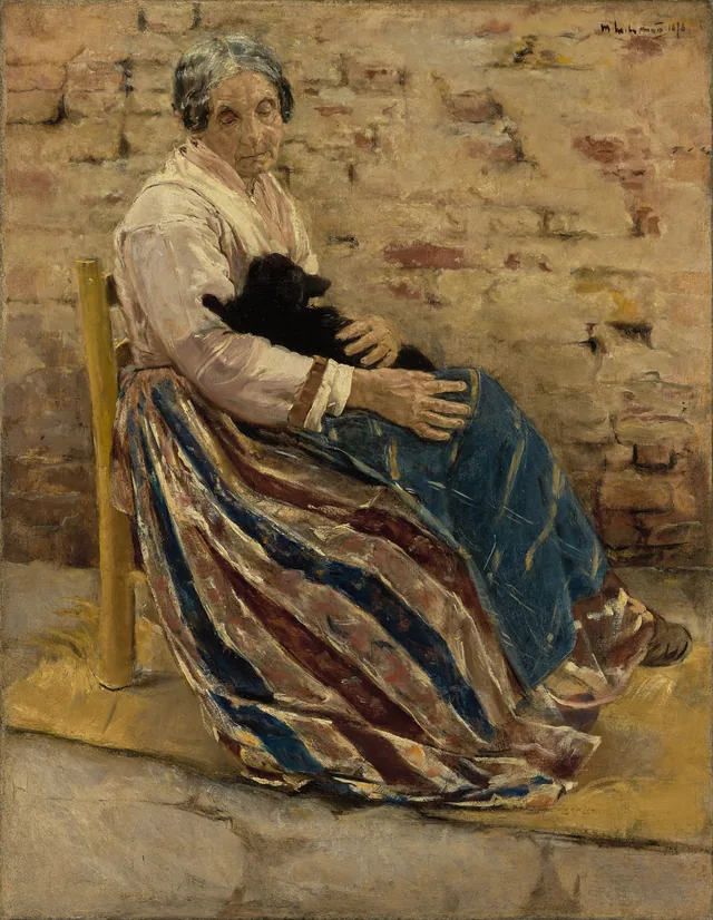 Woman with a Cat