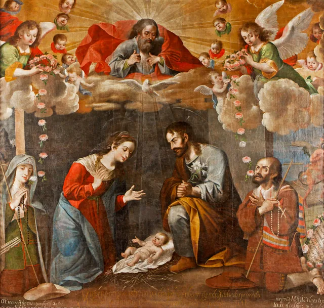 A Dupla Trindade com Santo Isidoro Lavrador e Santa Maria de la Cabeza, Melchor Pérez de Holguín