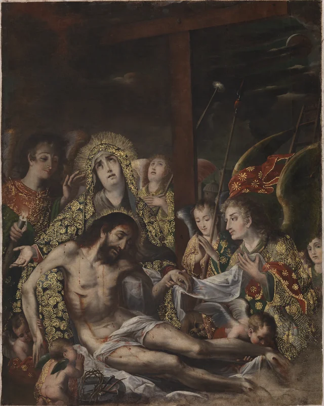 Pietà, Melchor Pérez de Holguín