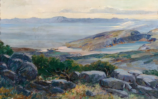 Coastal Landscape near Rijeka, Menci Clement Crnčić