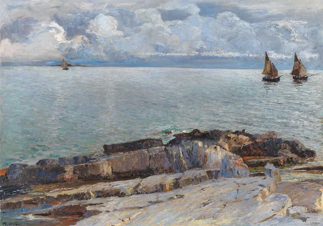 On the Coast by Vinodolski, Menci Clement Crnčić