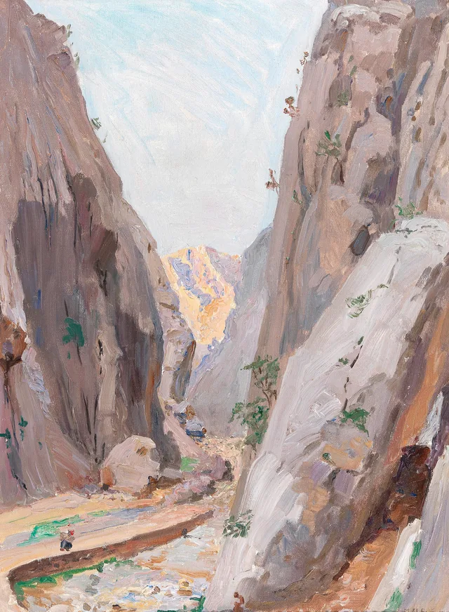 View of the Mountains near Zadar, Menci Clement Crnčić