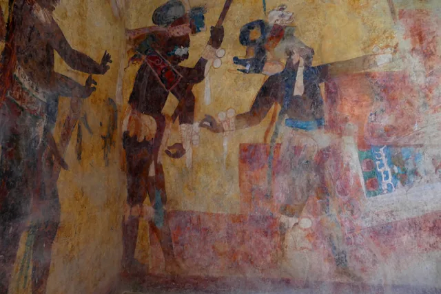 Bonampak, Room 3: figures of the celebration, Mesoamerica