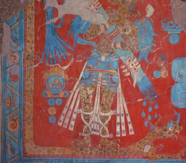 Cacaxtla, Building A: the Jaguar Man