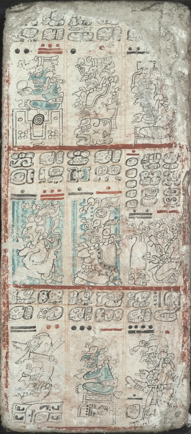 Dresden Codex, page 41: offerings to the rain god