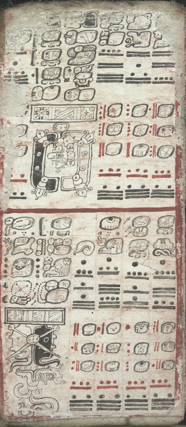 Dresden Codex, page 56: eclipse tables