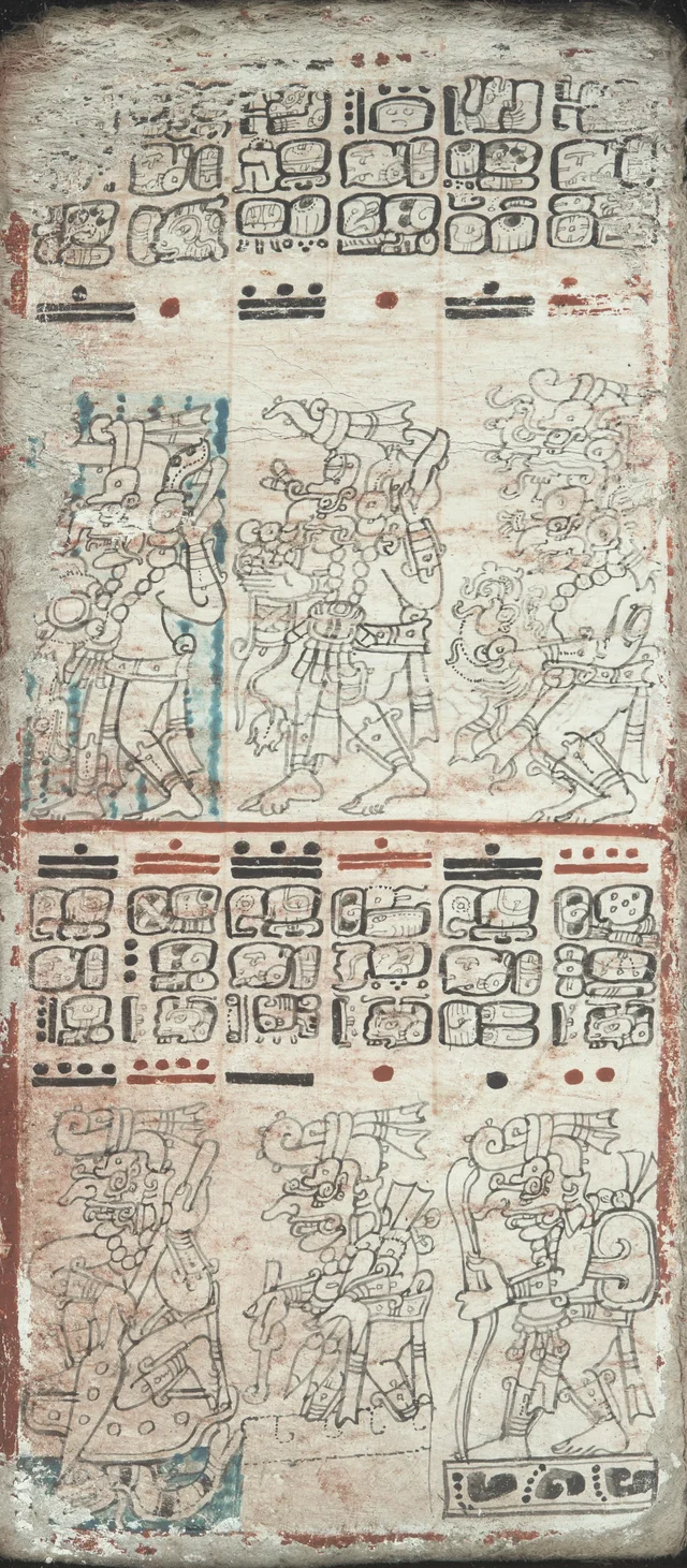 Dresden Codex, page 65: manifestations of the rain god