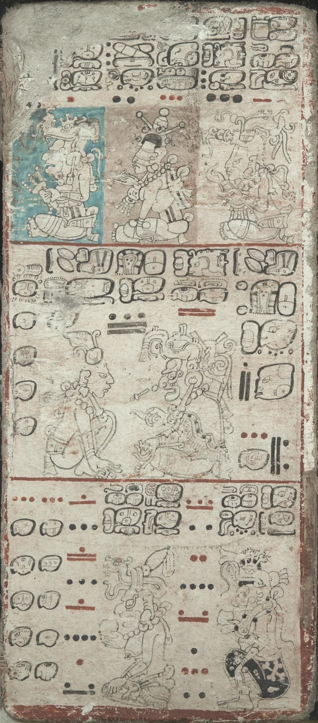 Dresden Codex, page 9: invocation of the gods and prophecies, Mesoamerica