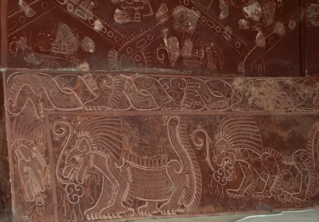 Teotihuacan, Atetelco: jaguars