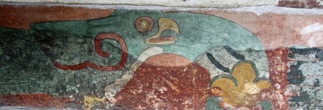 Teotihuacan: green bird