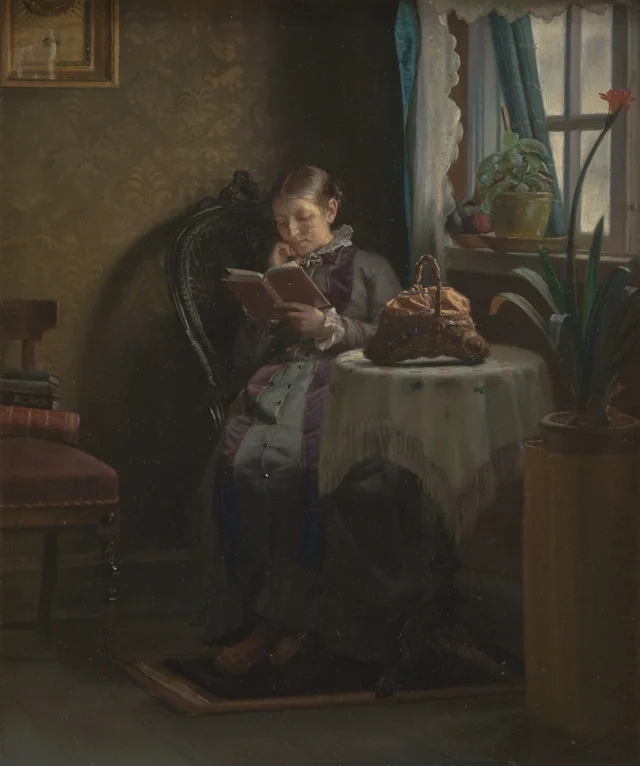 Anna Ancher lendo