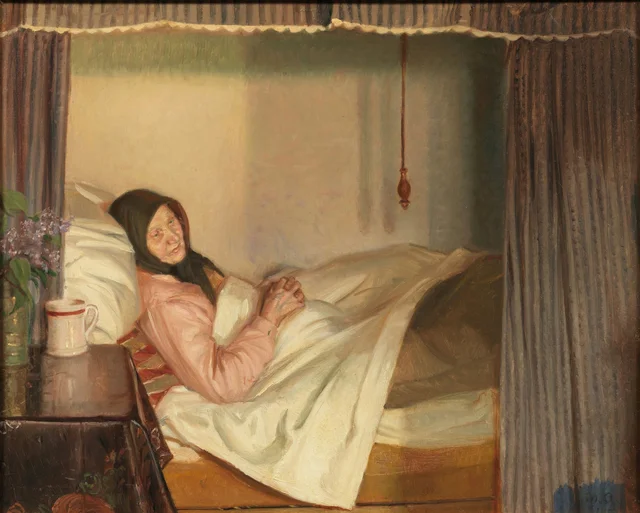 病気の女