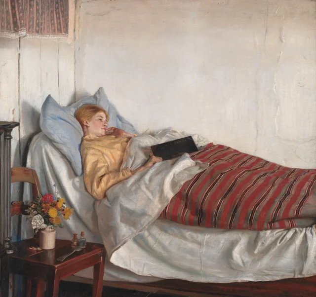 The Sick Girl, Michael Ancher