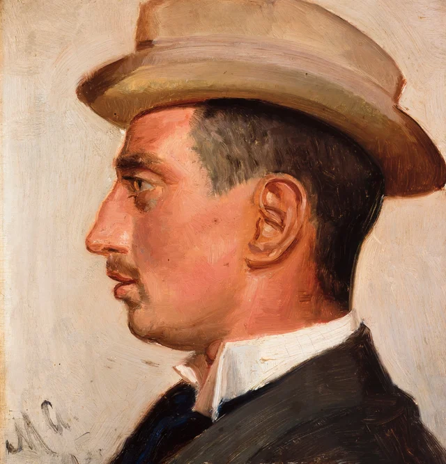 O príncipe Cristiano da Dinamarca, Michael Ancher
