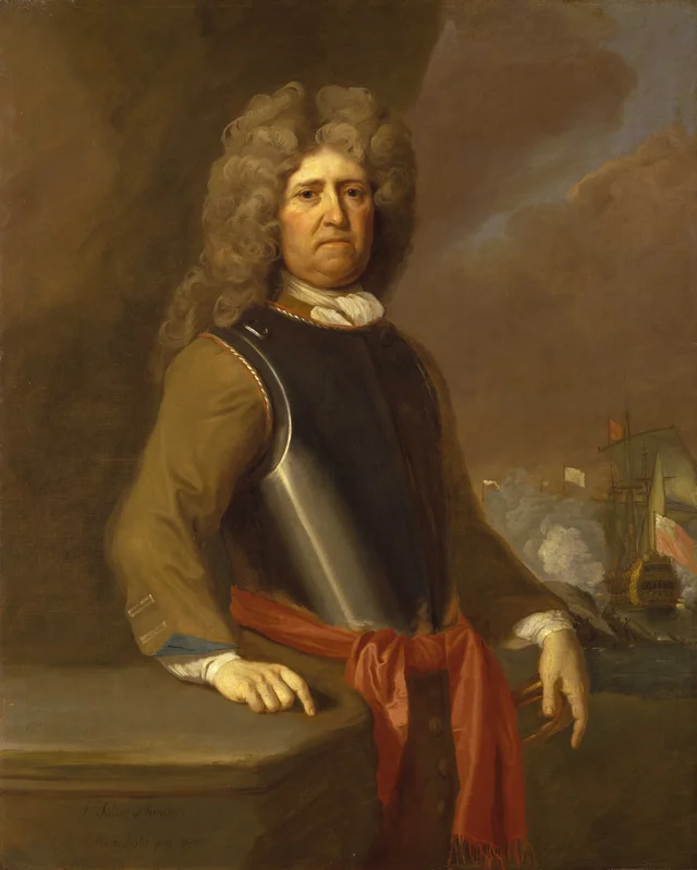 El contraalmirante sir John Munden (hacia 1645-1719)